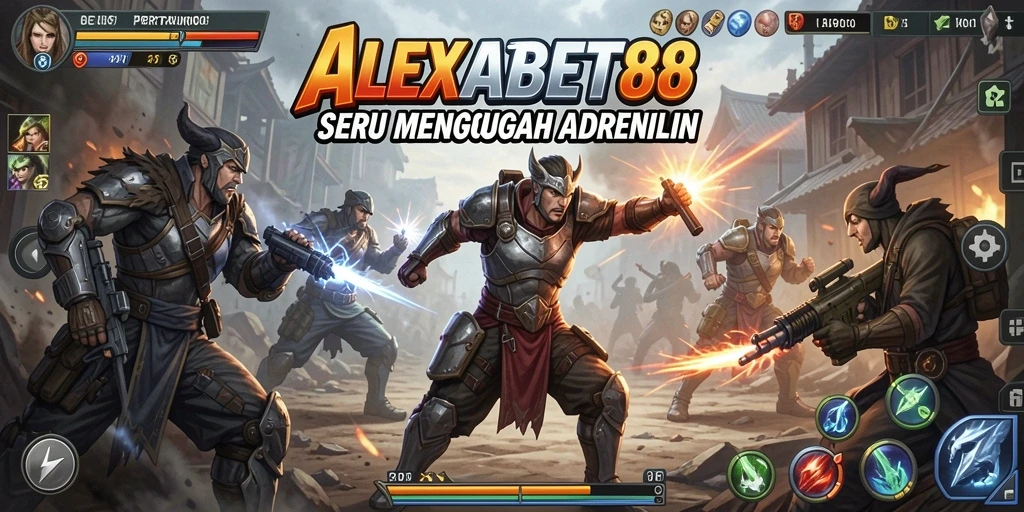 Tampilan gameplay yang mengesankan dalam ALEXABET88 yang menunjukkan pertarungan seru.