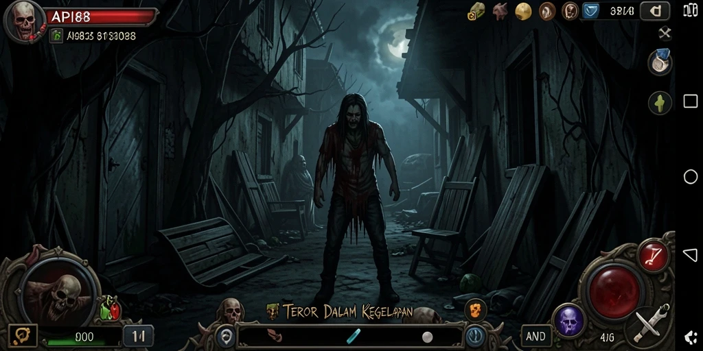 Gameplay menegangkan dengan suasana horror yang mencekam.
