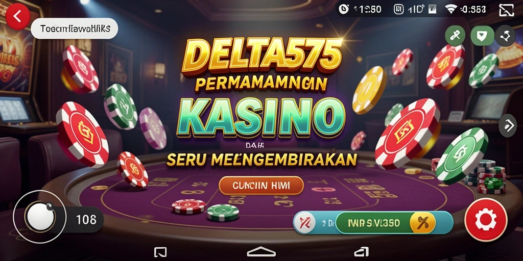 Tampilan menarik dari gameplay seru di DELTA575.