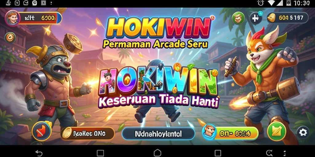 Tampilan seru gameplay HOKIWIN dengan aksi mendebarkan di dalamnya.
