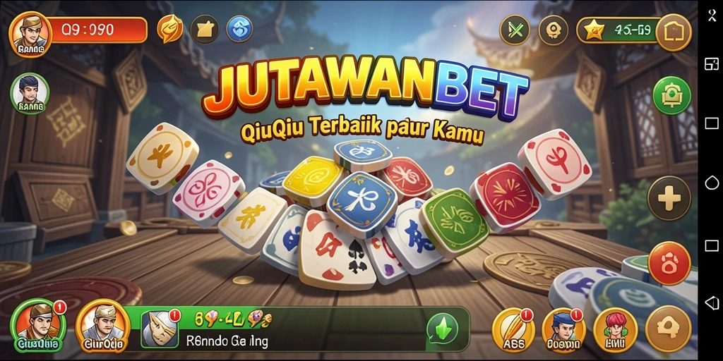 Tampilan gameplay QiuQiu yang menarik dan interaktif.