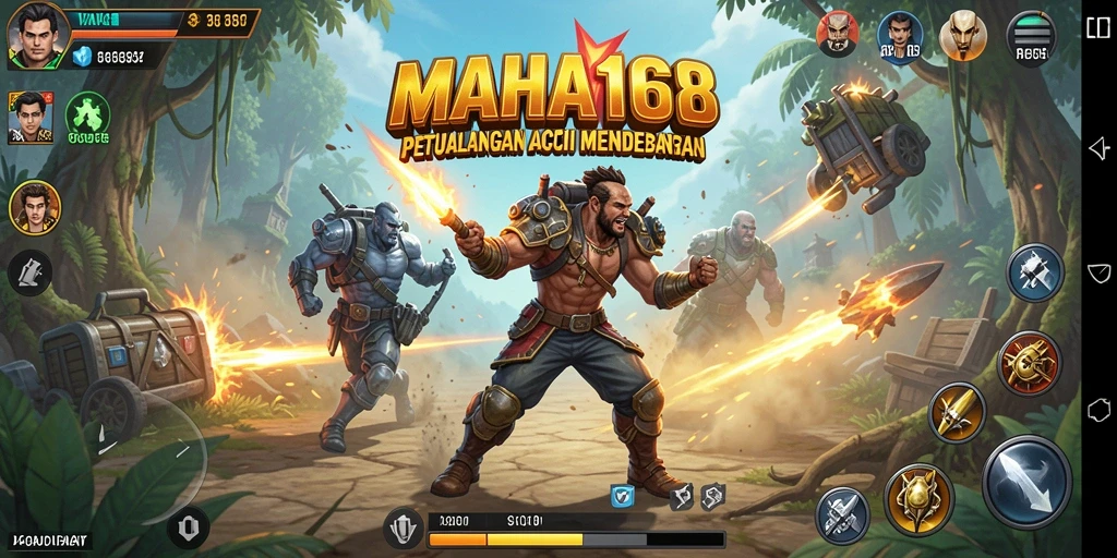 Tampilan gameplay seru dari MAHA168 dalam aksi mendebarkan.