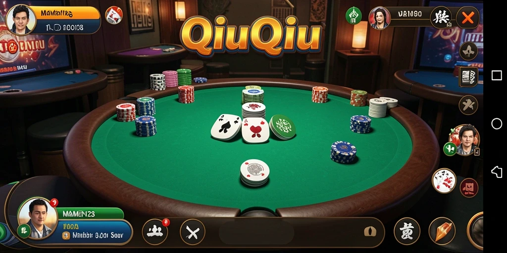 Tampilan gameplay MAMEN123 yang menarik dan penuh aksi QiuQiu.