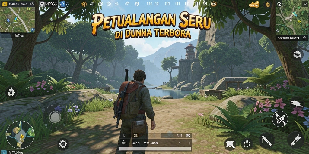 Screenshot MT966 menampilkan gameplay Open World yang menakjubkan.