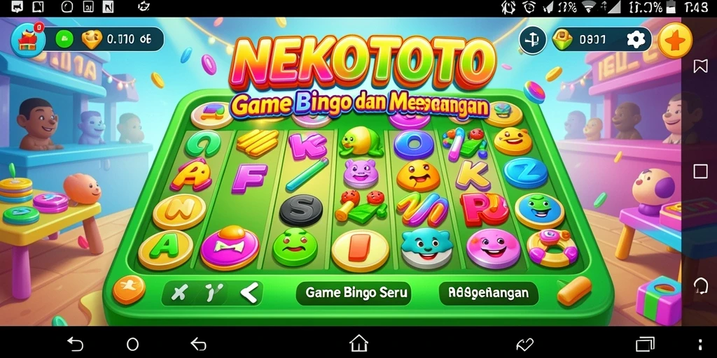 Gambaran menarik dari gameplay Bingo NEKOTOTO.