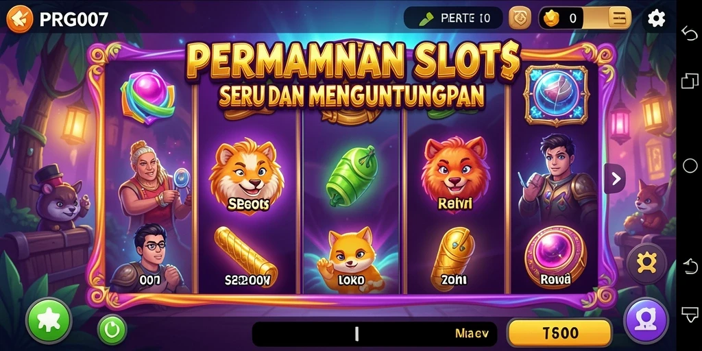 Tampilan gameplay PRG007 yang menarik dan menantang.