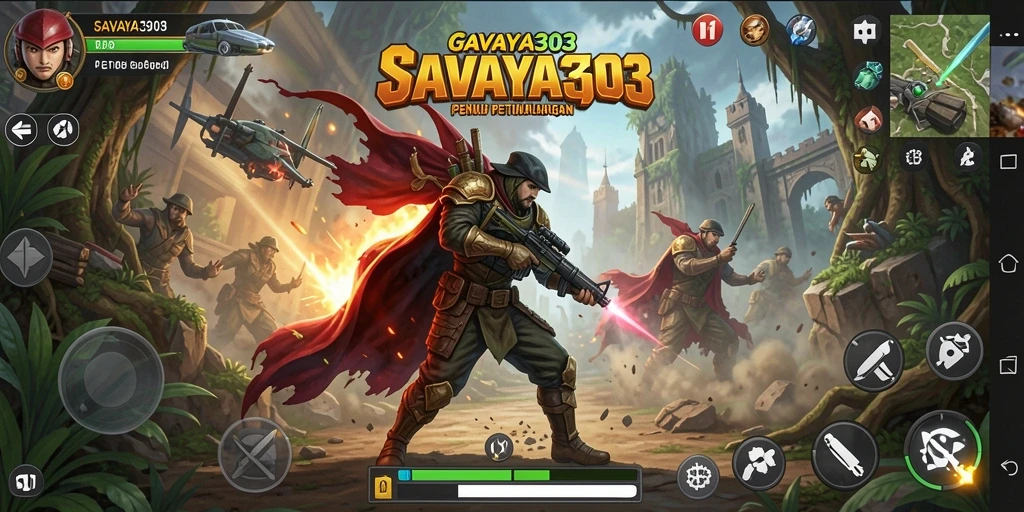 Tampilan gameplay SAVAYA303 yang mendebarkan dengan aksi yang intens.