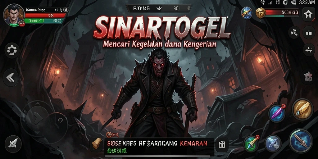 Tangkapan layar gameplay SINARTOGEL yang menyoroti suasana mencekam.