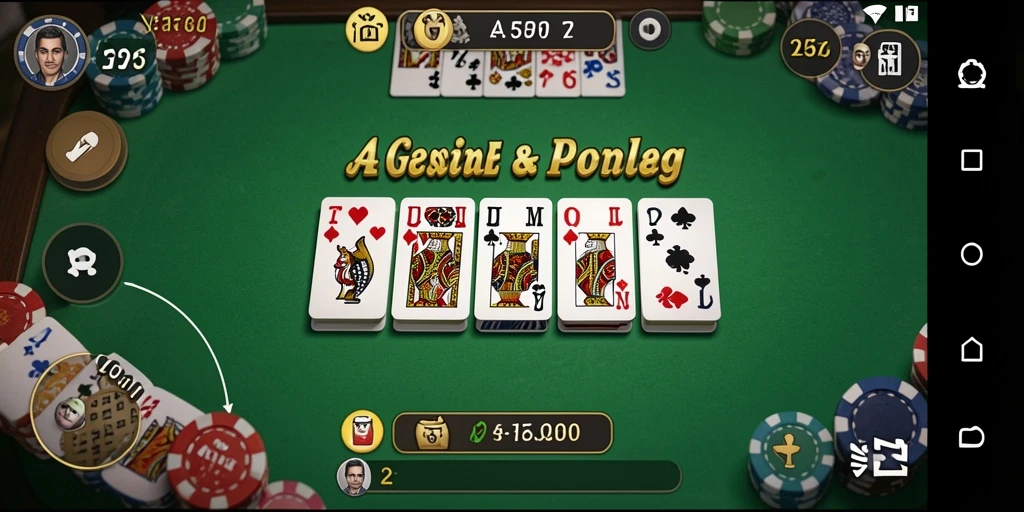 Tampilan gameplay seru V21 dengan grafik yang menarik.